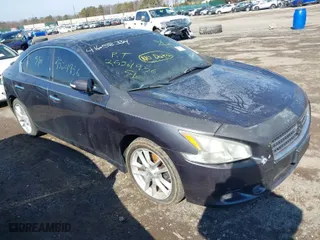2011 Nissan Maxima 3.5 S with VIN 1N4AA5AP7BC838849, listed as a IAAI auction lot 41658334 with 999,999 mi miles. Bid and sale history available at carsss.com. Image 1.