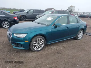 2017 Audi A4 with VIN WAUENBF41HA063494, listed as a IAAI auction lot 41965803 with 61,926 mi miles and . Bid and sale history available at DreamBid. Image 2.