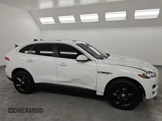 2020 Jaguar F-Pace 25t with VIN SADCS2FXXLA644566, listed as a Copart auction lot 49506525 with 80,763 mi miles and Salvage Title. Bid and sale history available at DreamBid. Image 4.