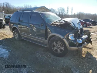 2003 Ford Explorer Eddie Bauer z VIN 1FMZU74W93ZB44676, wystawiony jako Copart lot #51858275 z przebiegiem Nie podano mil oraz Szkoda całkowita • Salvage title. Historia ofert i sprzedaży dostępna na DreamBid. Obrazek 4.