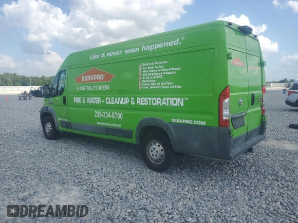 2015 Ram ProMaster Cargo with VIN 3C6URVJG2FE508297, listed as a Copart auction lot 51766425 with 146,276 mi miles and Salvage Title. Bid and sale history available at carsss.com. Image 2.