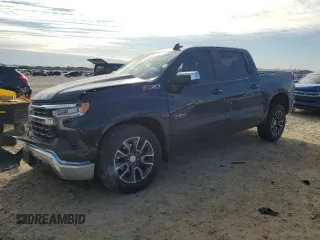 2022 Chevrolet Silverado 1500 LT with VIN 3GCUDDED1NG652802, listed as a Copart auction lot 87692655 with Not Provided miles and Salvage Title. Bid and sale history available at DreamBid. Image 1.
