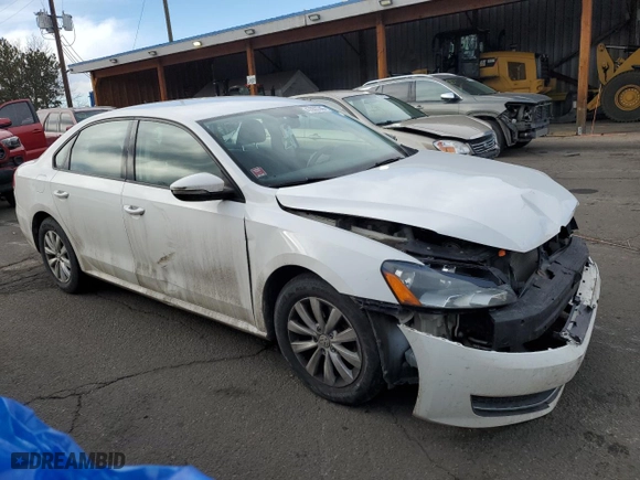 2012 Volkswagen Passat S w/Appearance with VIN 1VWAH7A31CC039260, listed as a Copart auction lot 47003745 with 91,441 mi miles and Salvage Title. Bid and sale history available at carsss.com. Image 4.