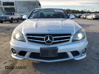 2009 Mercedes-Benz C 63 AMG with VIN WDDGF77X59F241951, listed as a Copart auction lot 78033634 with 52,467 mi miles and Salvage Title. Bid and sale history available at DreamBid. Image 5.