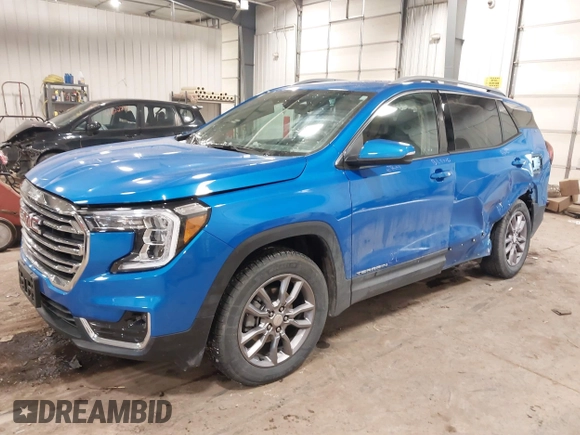 2024 GMC Terrain SLT with VIN 3GKALVEG1RL288758, listed as a IAAI auction lot 41607072 with 7,344 mi miles and . Bid and sale history available at carsss.com. Image 17.