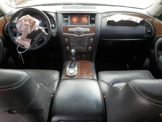2017 Nissan Armada SV with VIN JN8AY2ND5H9007347, listed as a Copart auction lot 47767925 with 186,540 mi miles and Salvage Title. Bid and sale history available at carsss.com. Image 8.