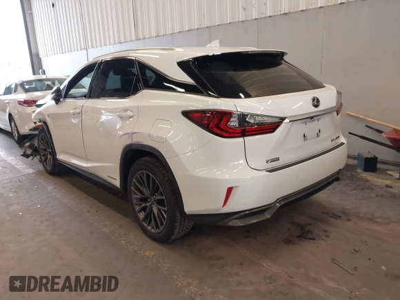 2016 Lexus RX 450h with VIN 2T2BGMCA1GC004487, listed as a IAAI auction lot 41830419 with 6,395 mi miles and . Bid and sale history available at DreamBid. Image 3.