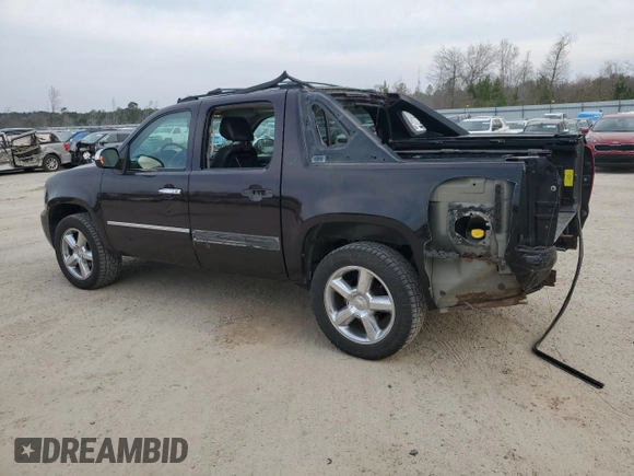 2013 Chevrolet Avalanche LTZ with VIN 3GNTKGE73DG178791, listed as a Copart auction lot 48565755 with 201,029 mi miles and Salvage title. Bid and sale history available at DreamBid. Image 2.