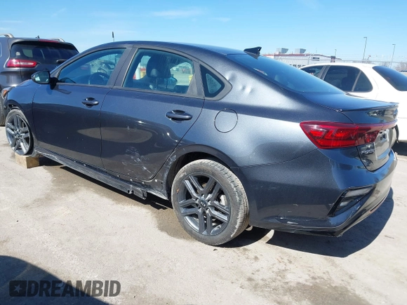2021 Kia Forte GT-Line with VIN 3KPF34AD7ME415713, listed as a IAAI auction lot 41652723 with 70,146 mi miles. Bid and sale history available at carsss.com. Image 3.