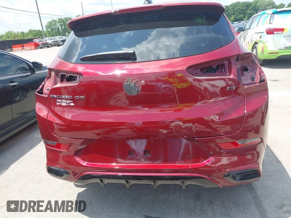 2023 Buick Encore GX Select with VIN KL4MMDS26PB097855, listed as a IAAI auction lot 42443755 with 11,422 mi miles and . Bid and sale history available at DreamBid. Image 17.
