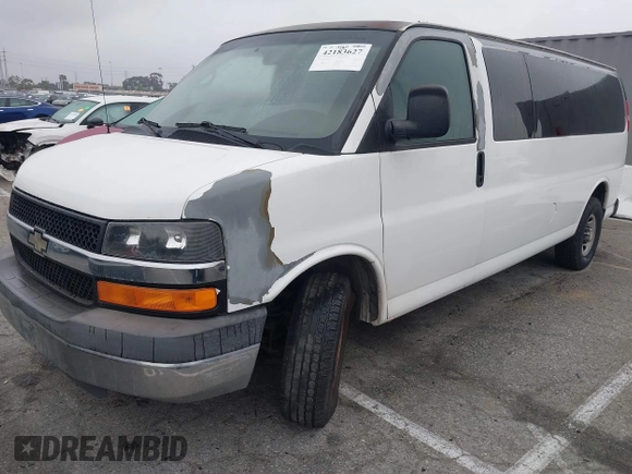 2010 Chevrolet Express Passenger LT with VIN 1GA2G1DG1A1105460, listed as a IAAI auction lot 42183627 with 165,692 mi miles and . Bid and sale history available at DreamBid. Image 16.