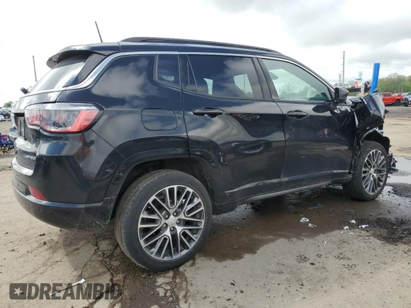 2023 Jeep Compass Limited with VIN 3C4NJDCN7PT519867, listed as a Copart auction lot 55851305 with 18,058 mi miles and Salvage title. Bid and sale history available at DreamBid. Image 3.