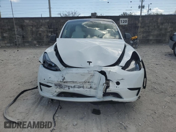 2022 Tesla Model Y Performance with VIN 7SAYGDEFXNF410531, listed as a Copart auction lot 54449715 with Not Provided miles and Non Repairable. Bid and sale history available at DreamBid. Image 5.