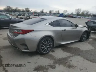 2016 Lexus RC 200t F Sport z VIN JTHHA5BCXG5002550, wystawiony jako Copart lot #48551625 z przebiegiem 89 857 mil mil oraz Szkody całkowita. Historia ofert i sprzedaży dostępna na DreamBid. Obrazek 3.