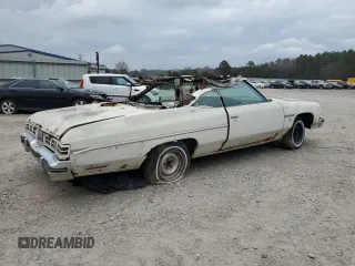 1975 Chevrolet Caprice z VIN 1N67H5Y196275, wystawiony jako Copart lot #43452985 z przebiegiem 28 996 mil mil oraz Czysty tytuł • Clean title. Historia ofert i sprzedaży dostępna na DreamBid. Obrazek 3.