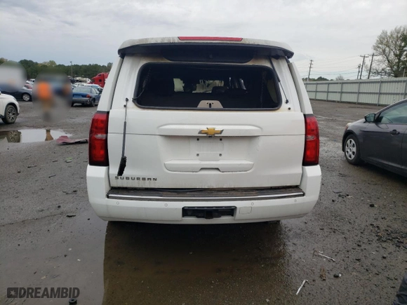 2015 Chevrolet Suburban LTZ with VIN 1GNSCKKCXFR745045, listed as a Copart auction lot 45176244 with NaN miles and Non Repairable. Bid and sale history available at carsss.com. Image 6.