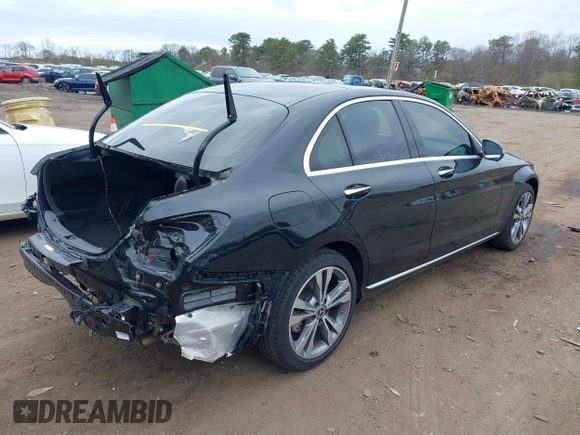 2021 Mercedes-Benz C 300 with VIN W1KWF8EBXMR617429, listed as a IAAI auction lot 41979087 with 42,712 mi miles and . Bid and sale history available at DreamBid. Image 4.