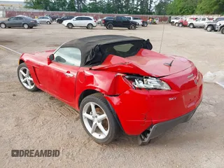 2008 Saturn Sky with VIN 1G8MC35BX8Y133702, listed as a IAAI auction lot 41163611 with 110,446 mi miles. Bid and sale history available at carsss.com. Image 3.