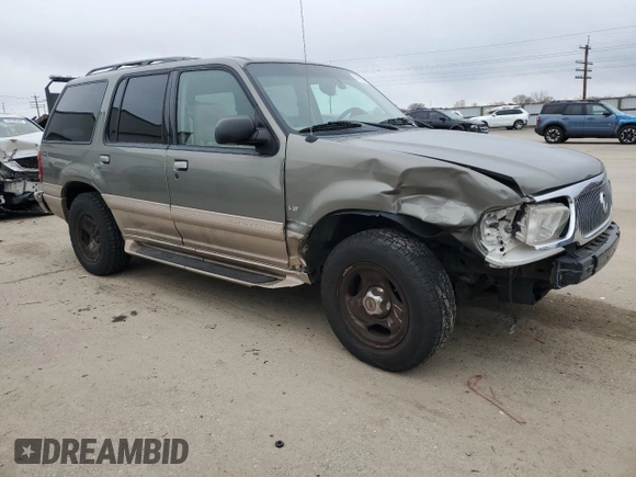 2000 Mercury Mountaineer z VIN 4M2ZU86P2YUJ46221, wystawiony jako Copart lot #44038325 z przebiegiem 103 093 mil mil oraz Szkoda całkowita • Salvage title. Historia ofert i sprzedaży dostępna na DreamBid. Obrazek 4.