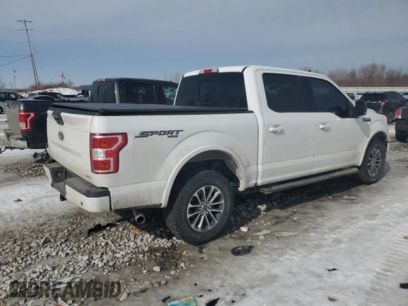 2020 Ford F-150 XL with VIN 1FTEW1EP1LFB77996, listed as a Copart auction lot 46278535 with 93,012 mi miles and Non Repairable. Bid and sale history available at DreamBid. Image 3.