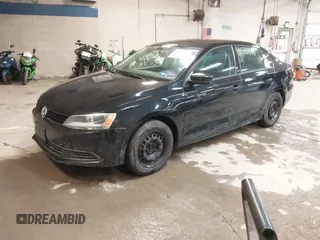 2014 Volkswagen Jetta Sedan S with VIN 3VW1K7AJ7EM445531, listed as a IAAI auction lot 41570775 with 101,522 mi miles. Bid and sale history available at carsss.com. Image 2.