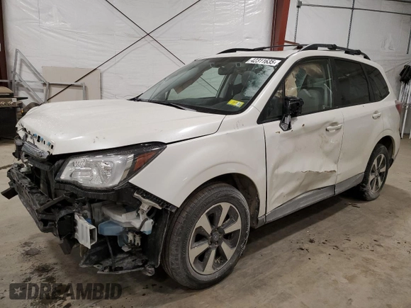 2018 Subaru Forester Premium with VIN JF2SJAGC6JH464796, listed as a Copart auction lot 42311635 with 0 mi miles and Salvage Title. Bid and sale history available at carsss.com. Image 1.