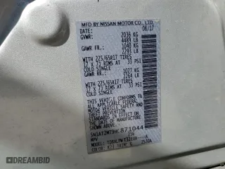 2017 Nissan Rogue S with VIN 5N1AT2MT9HC871044, listed as a Copart auction lot 51805885 with 130,191 mi miles and Salvage Title. Bid and sale history available at carsss.com. Image 12.