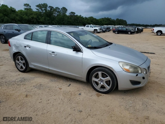 2012 Volvo S60 T5 with VIN YV1622FS9C2142052, listed as a Copart auction lot 53752045 with 150,873 mi miles and Clean Title. Bid and sale history available at carsss.com. Image 4.