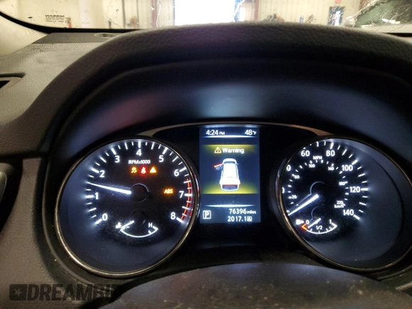 2016 Nissan Rogue SV with VIN KNMAT2MV6GP665239, listed as a Copart auction lot 47032235 with 76,396 mi miles and Clean Title. Bid and sale history available at carsss.com. Image 9.