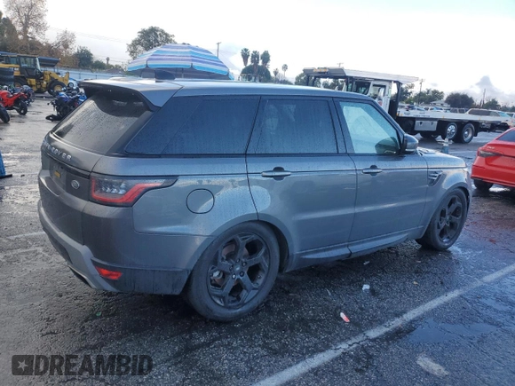 2019 Land Rover Range Rover Sport SE with VIN SALWG2RK7KA416445, listed as a Copart auction lot 88163045 with Not Provided miles and Salvage Title. Bid and sale history available at DreamBid. Image 3.
