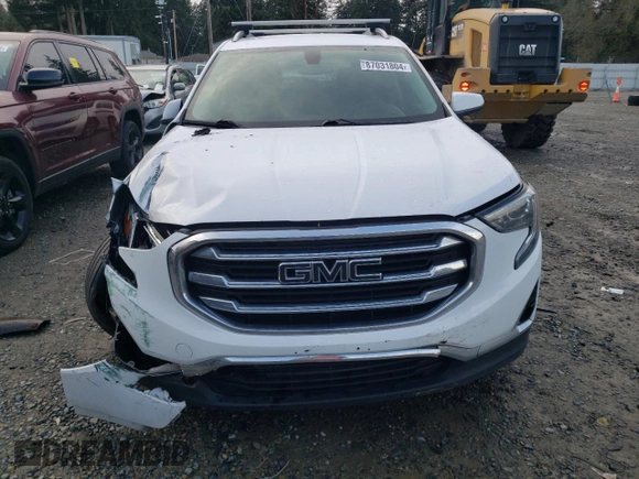 2018 GMC Terrain SLT with VIN 3GKALVEV3JL286898, listed as a Copart auction lot 87031804 with 112,185 mi miles and Salvage Title. Bid and sale history available at carsss.com. Image 5.