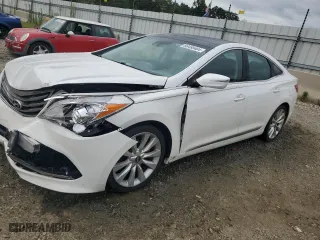 2016 Hyundai Azera Limited with VIN KMHFH4JG7GA508519, listed as a Copart auction lot 66489464 with 68,687 mi miles and Salvage Title. Bid and sale history available at carsss.com. Image 1.