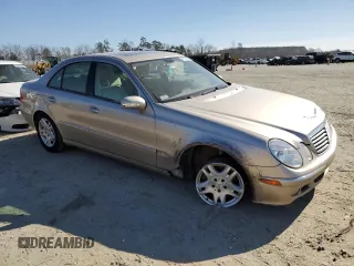 2005 Mercedes-Benz E 320 with VIN WDBUF82J95X177518, listed as a Copart auction lot 46733395 with 152,626 mi miles and Salvage Title. Bid and sale history available at DreamBid. Image 4.