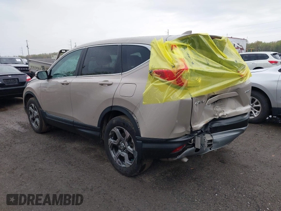 2018 Honda CR-V EX-L with VIN 5J6RW2H81JL025818, listed as a IAAI auction lot 42038457 with 102,579 mi miles. Bid and sale history available at carsss.com. Image 3.