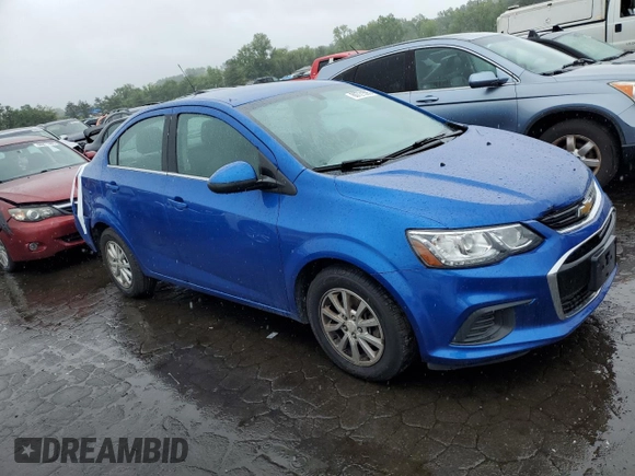 2017 Chevrolet Sonic LT with VIN 1G1JD5SG6H4173423, listed as a Copart auction lot 60721595 with 99,860 mi miles and Salvage title. Bid and sale history available at DreamBid. Image 4.