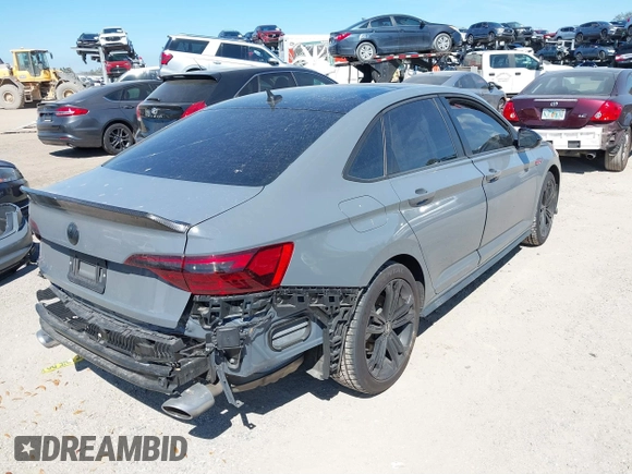 2022 Volkswagen Jetta GLI Autobahn with VIN 3VW2T7BUXNM004471, listed as a IAAI auction lot 41578910 with 49,126 mi miles and . Bid and sale history available at DreamBid. Image 4.