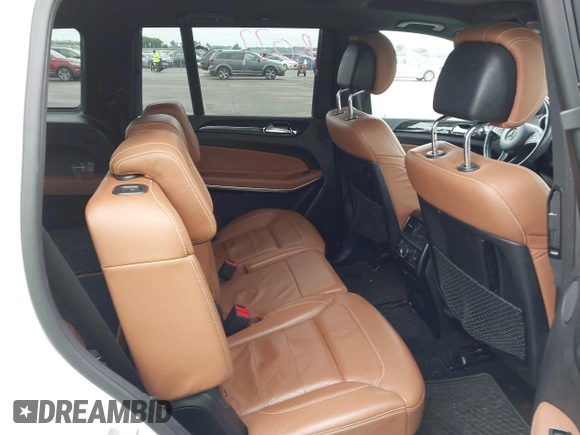 2017 Mercedes-Benz GLS 550 with VIN 4JGDF7DE2HA791695, listed as a IAAI auction lot 42507278 with 185,884 mi miles and . Bid and sale history available at DreamBid. Image 8.