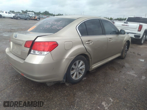 2010 Subaru Legacy Premium with VIN 4S3BMCB62A3210843, listed as a IAAI auction lot 42198589 with 225,939 mi miles and . Bid and sale history available at DreamBid. Image 4.