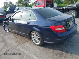 2014 Mercedes-Benz C 300 Sport with VIN WDDGF8AB1EA945171, listed as a IAAI auction lot 42089028 with 122,701 mi miles and . Bid and sale history available at DreamBid. Image 3.