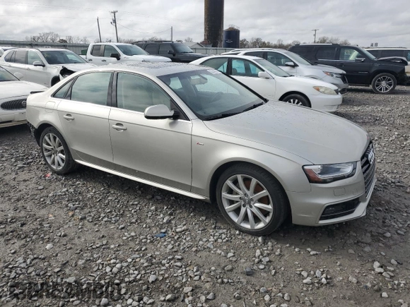2014 Audi A4 Premium with VIN WAUAFAFL1EN014782, listed as a Copart auction lot 86588944 with 54,754 mi miles and Salvage Title. Bid and sale history available at carsss.com. Image 4.
