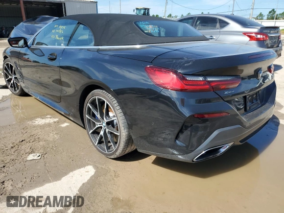2019 BMW 8 Series M850i xDrive with VIN WBAFY4C50KBX29301, listed as a Copart auction lot 60630823 with 0 mi miles. Bid and sale history available at carsss.com. Image 2.