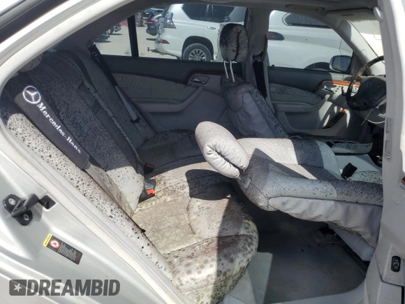 2001 Mercedes-Benz S-Class with VIN WDBNG70J11A192431, listed as a Copart auction lot 77662564 with 0 mi miles and Salvage Title. Bid and sale history available at carsss.com. Image 10.