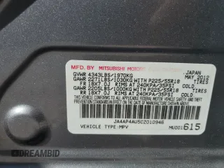 2012 Mitsubishi Outlander Sport SE with VIN JA4AP4AU5CZ010946, listed as a Copart auction lot 48613745 with 92,556 mi miles and Salvage Title. Bid and sale history available at carsss.com. Image 16.
