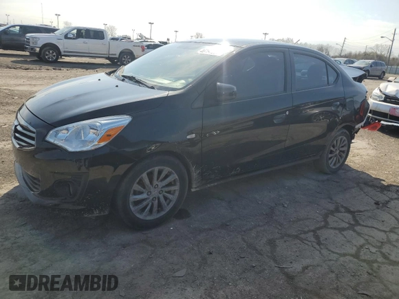 2019 Mitsubishi Mirage G4 ES with VIN ML32F3FJ1KHF08383, listed as a Copart auction lot 46197283 with 41,425 mi miles. Bid and sale history available at carsss.com. Image 1.