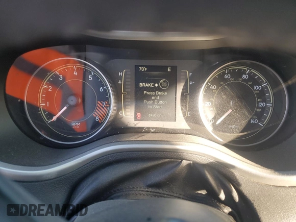 2014 Jeep Cherokee Latitude with VIN 1C4PJMCSXEW260457, listed as a Copart auction lot 76585553 with 84,957 mi miles and Salvage Title. Bid and sale history available at carsss.com. Image 9.