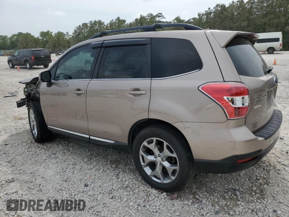 2015 Subaru Forester Touring with VIN JF2SJAUC6FH827254, listed as a Copart auction lot 53265125 with 110,741 mi miles and Salvage title. Bid and sale history available at DreamBid. Image 2.