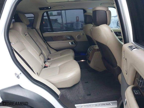2018 Land Rover Range Rover with VIN SALGS5RE7JA509883, listed as a IAAI auction lot 41421571 with 90,187 mi miles. Bid and sale history available at carsss.com. Image 8.
