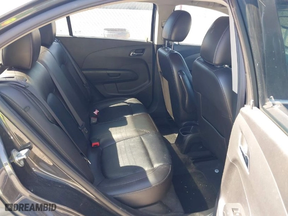 2015 Chevrolet Sonic LTZ with VIN 1G1JE5SB7F4103055, listed as a IAAI auction lot 41829359 with NaN miles. Bid and sale history available at carsss.com. Image 8.
