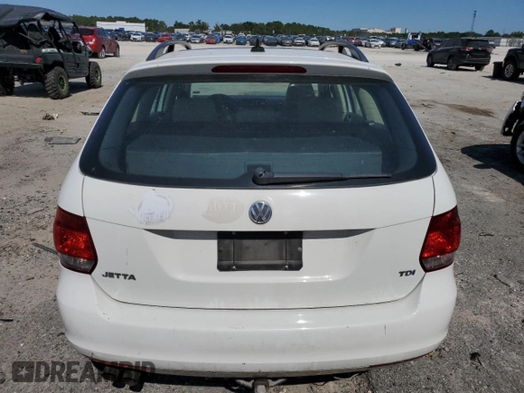 2012 Volkswagen Jetta SportWagen TDI w/Sunroof & Nav with VIN 3VWPL7AJ2CM603777, listed as a Copart auction lot 76151624 with 140,569 mi miles and Non Repairable. Bid and sale history available at carsss.com. Image 6.