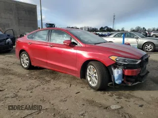 2020 Ford Fusion Hybrid SEL with VIN 3FA6P0MU0LR226908, listed as a Copart auction lot 82321034 with 48,721 mi miles and Salvage Title. Bid and sale history available at carsss.com. Image 4.
